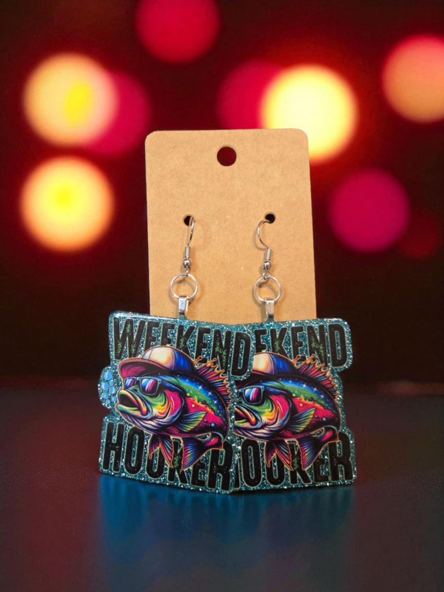 "Weekend Hooker" Earrings *handmade*